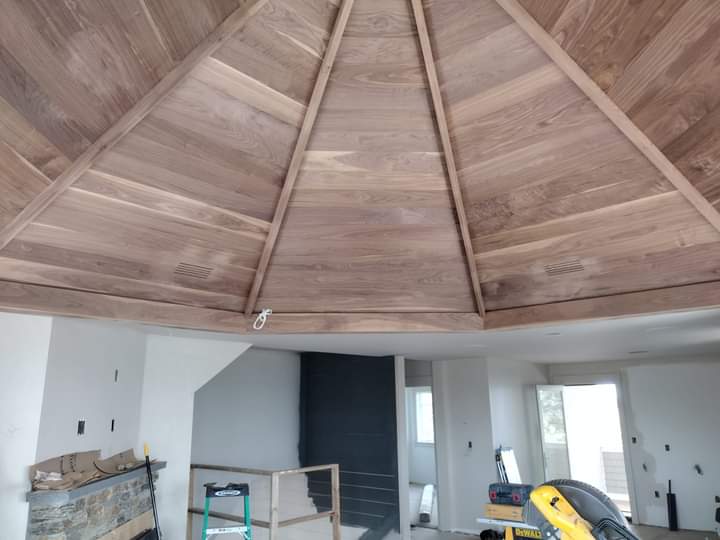 Trim Turret Ceiling Old Victorian, Crown Point, Indiana 1